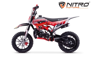 Preview: NITRO MOTORS 49cc mini Kinder Dirtbike Coyote VX E-Pullstart DLX 10" NEU